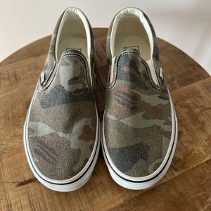 Vans Camouflage Slip-On Shoes